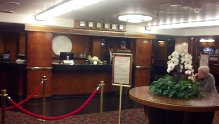 Queen Mary reception desk