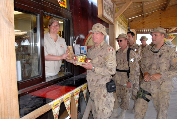 Tim Hortons military