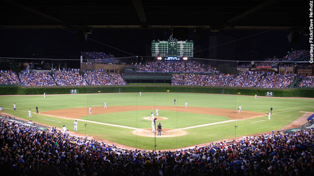 Wrigley Field First Night Game 1988