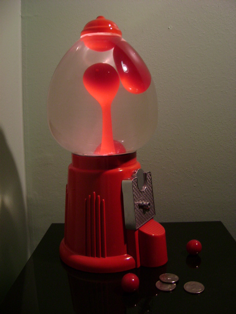 Lava Lamp Gumball Machine