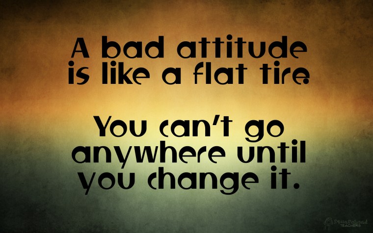 Attitude poster