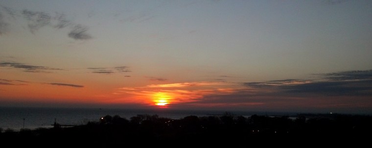 Sunrise Lake Michigan November 11 2015 2