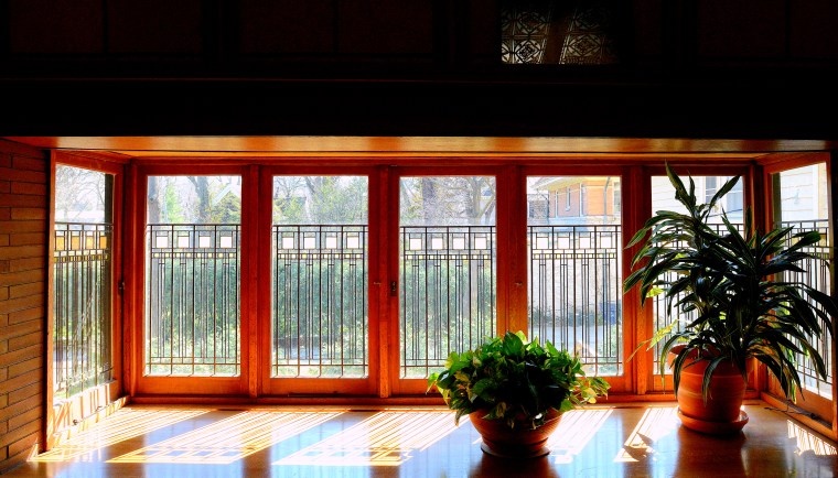 Frank Lloyd Wright Prairie Style Windows