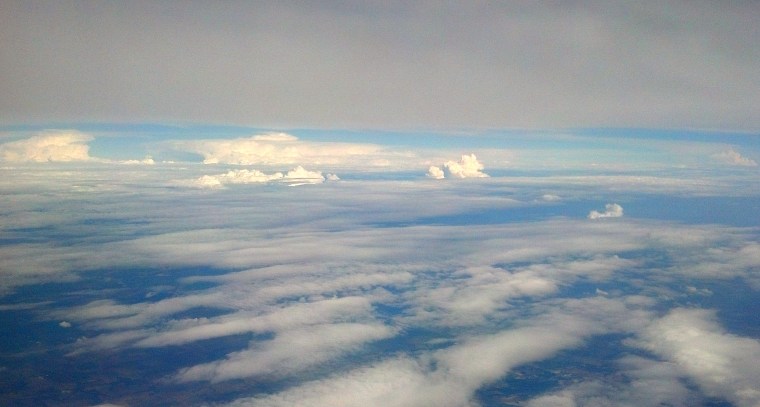 Sky from plane May 31 2016