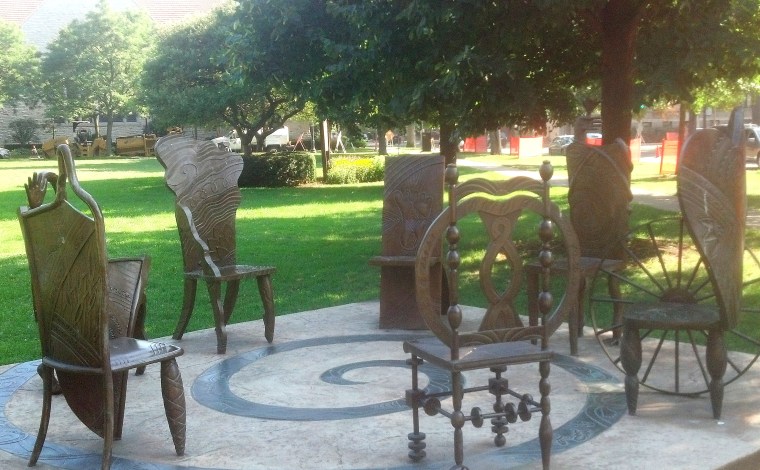 Chairs in the park